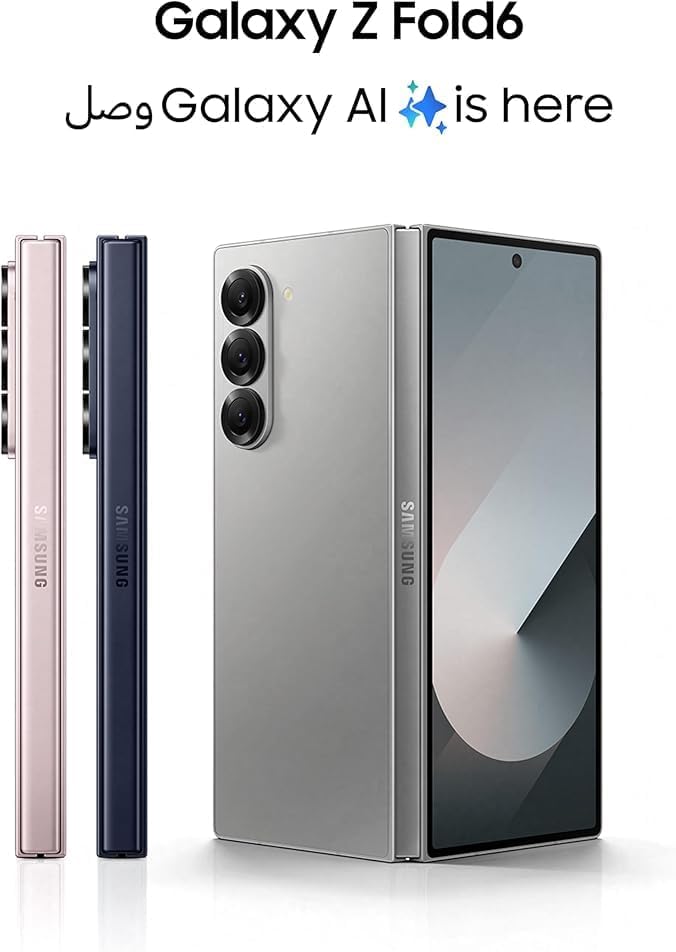 SAMSUNG Galaxy Z Fold 6 Dual SIM Pink 12GB RAM 256 GB 5G - Middle East Version