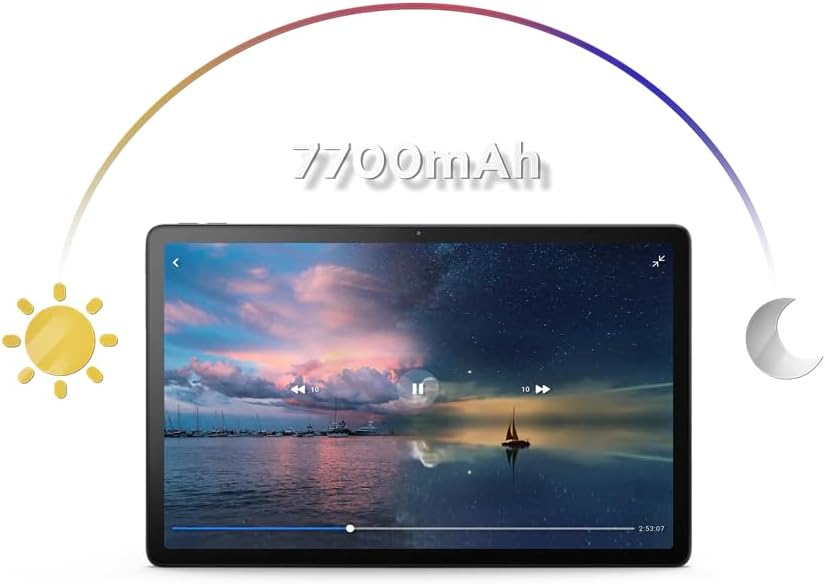 Lenovo Tab P11 (2nd Gen) TB350XU, 11.5" 2K Touch Display, MediaTek Helio G99, 4GB/128GB, 8+13MP, 4G LTE, Wifi, Android, Storm Grey - ZABG0170AE