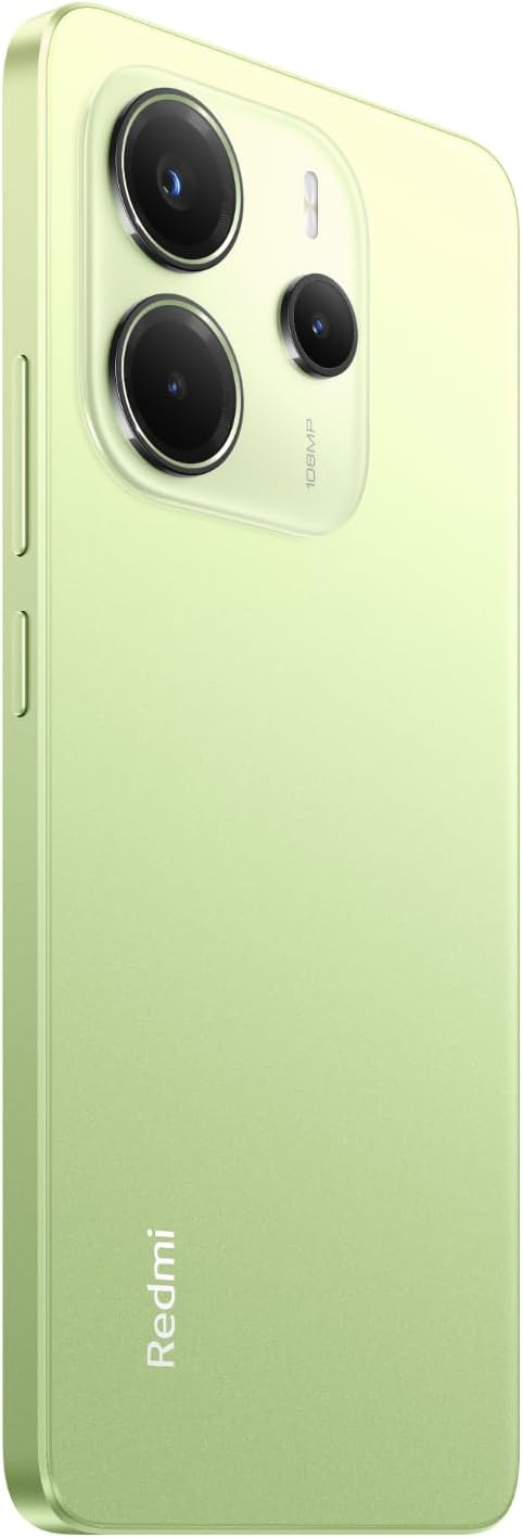 Xiaomi Redmi Note 14 Mobile (Lime Green 8GB RAM, 256GB Storage) | 108MP AI camera system |6.67" 120Hz AMOLED display | 5500 mAh (typ) battery