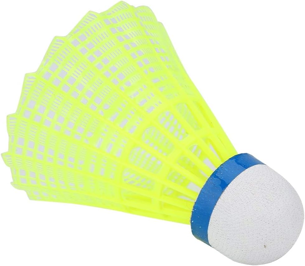 ECVV Shuttlecocks Badminton - Durable and Stable High Speed Shuttlecock Birdie Balls Set for Professional Training Or Family Outdoor Sports | 6 Pack |