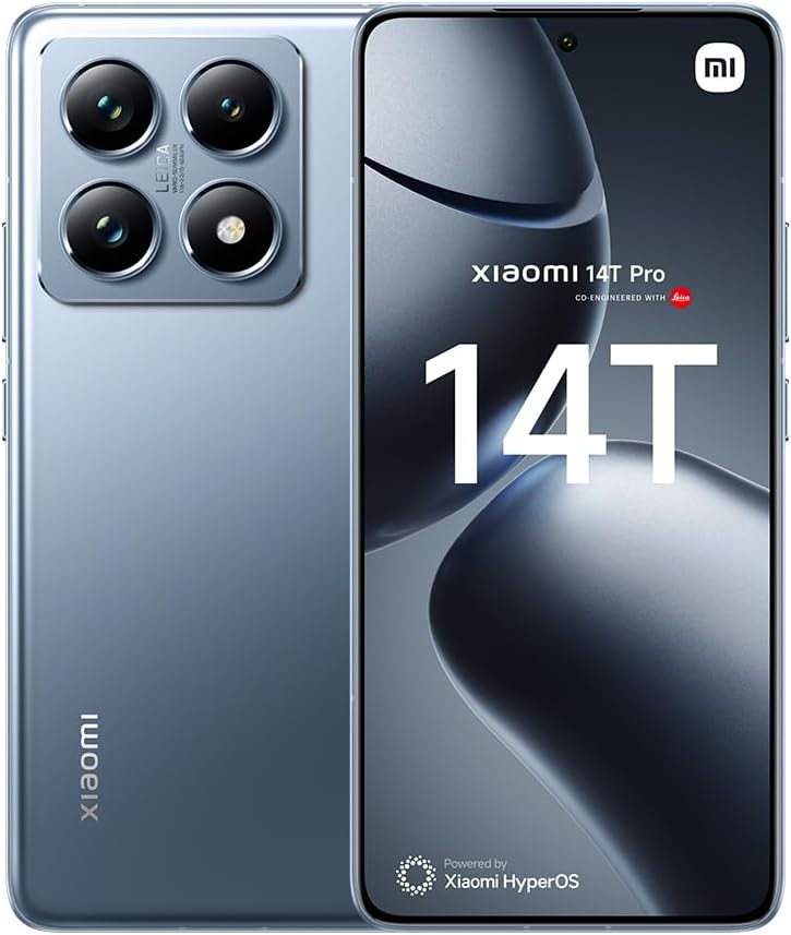 Xiaomi 14T Pro 5G Mobile, Titan Blue (12GB RAM+512GB) | MediaTek 9300+ | 6.67" Amoled 144Hz display | Leica Triple Camera 50+50+12MP, 32MP Front camera