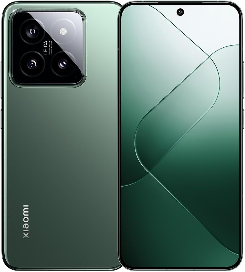 Xiaomi 14 5G Mobile, Jade Green (12Gb Ram+512 Gb) | Snapdragon 8 Gen 3| 6.36" Amoled 120Hz display | Leica Triple Lens Camera 50+50+50MP, 32MP Front camera