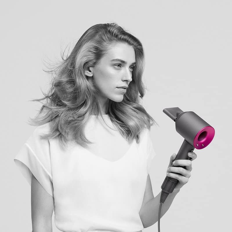 Dyson Supersonic Hair Dryer (Iron/Fuchsia), with new flyaway attachment
