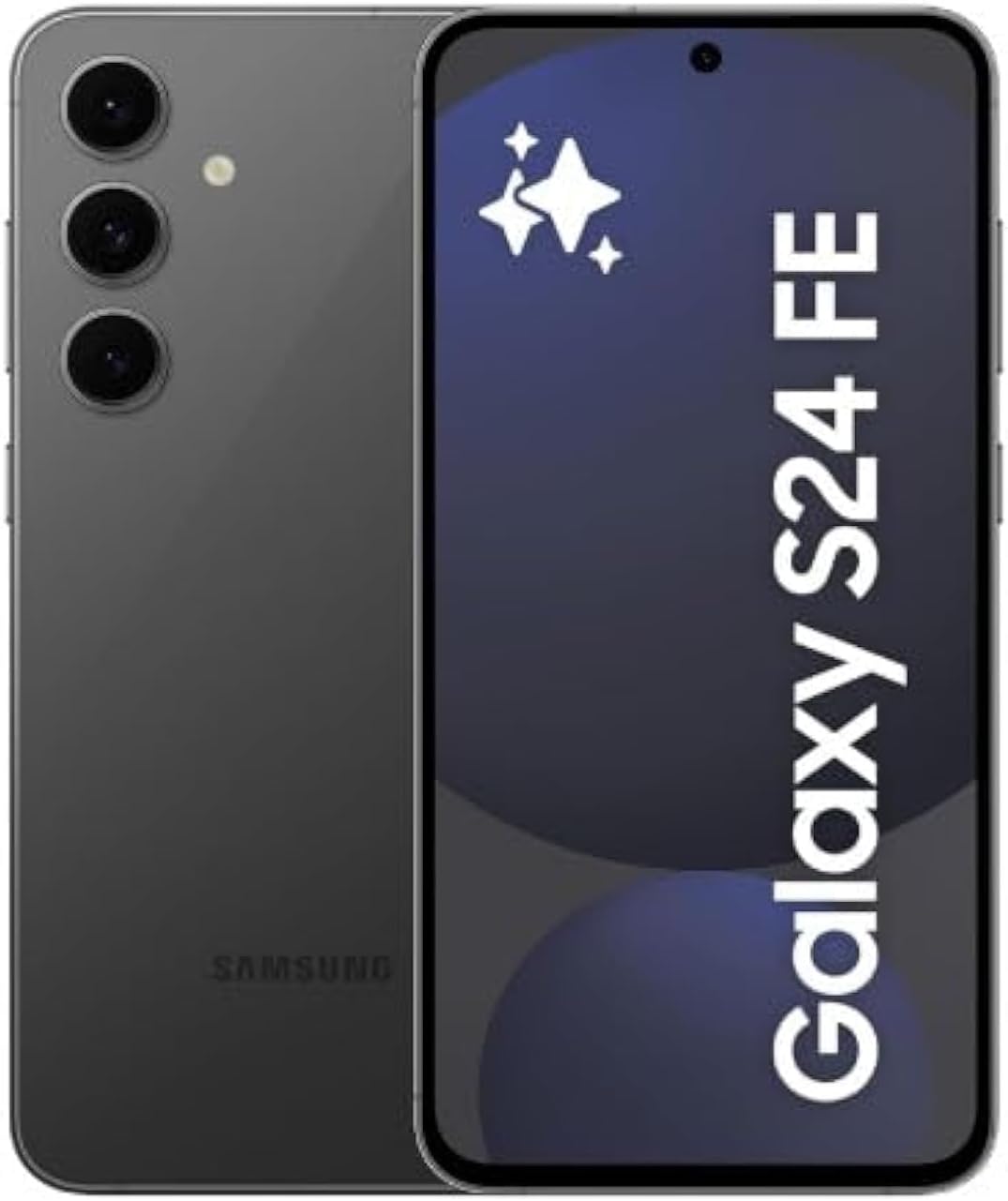 SAMSUNG Galaxy S24 FE ثنائي الشريحة لون جرافيت، ذاكرة وصول عشوائي (RAM) سعة 8 جيجابايت، وذاكرة تخزين داخلية سعة 256 جيجابايت، ويدعم تقنية الجيل الخامس - الإصدار الدولي