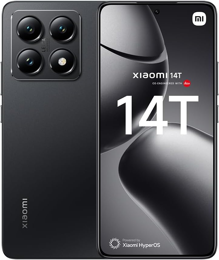 Xiaomi 14T 5G Mobile, Titan Black (12GB RAM+512GB) | MediaTek 8300 ultra | 6.67" Amoled 144Hz display | Leica Triple Camera 50+50+12MP, 32MP Front camera