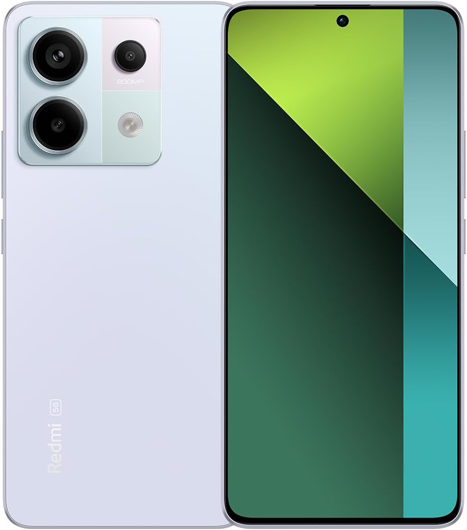 Xiaomi Redmi Note 13 Pro 5G (Aurora Purple 12GB RAM, 512 Storage) - Ultra-clear 200MP camera with OIS |1.5K 120Hz AMOLED display | Immersive viewing with ultra-thin bezels | Snapdragon®7s Gen 2