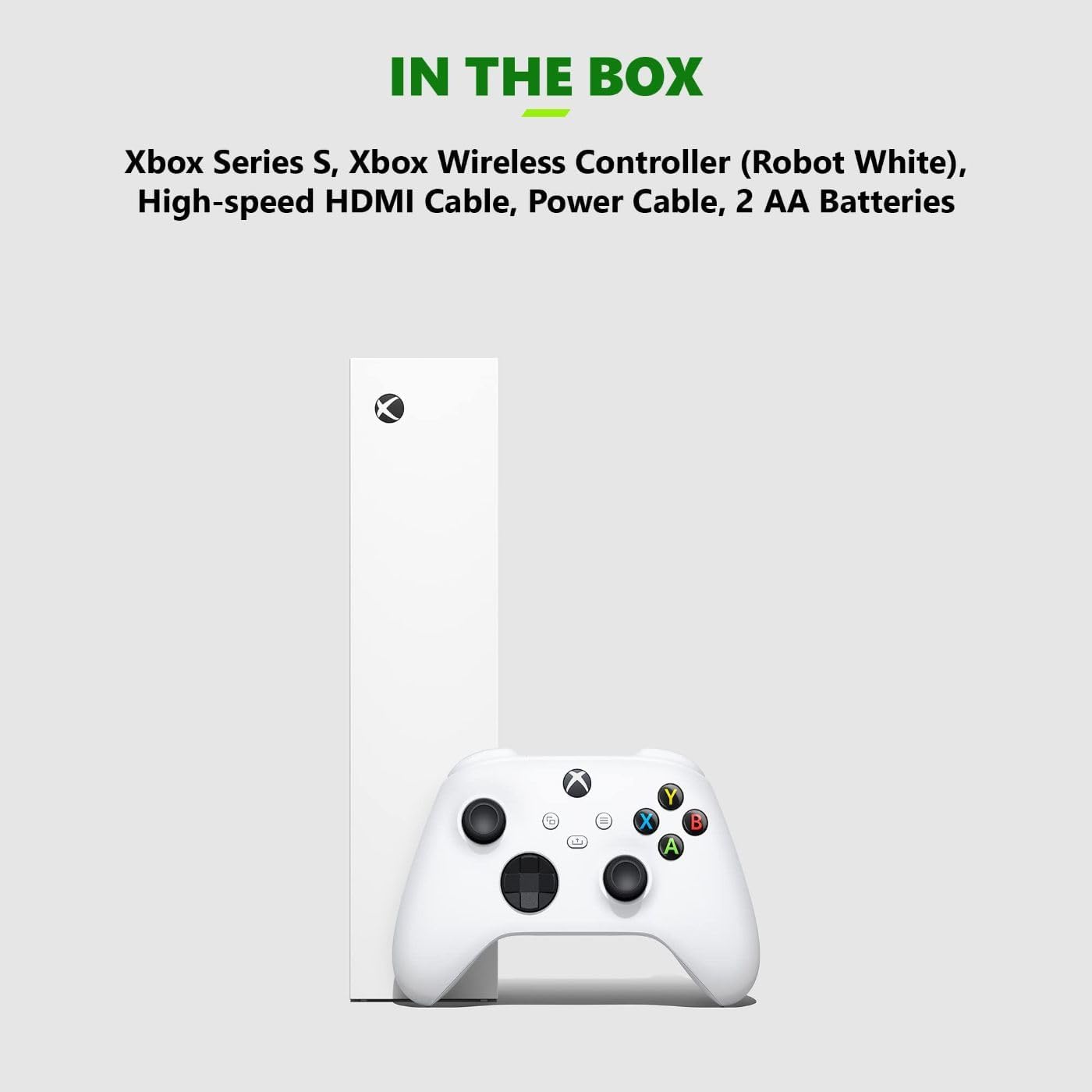 جهاز Xbox Series S الرقمي بسعة 512 جيجابايت مع وحدة تحكم لاسلكية