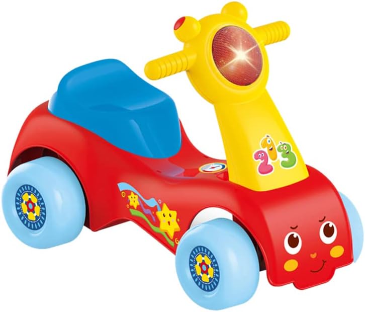 Huanger Baby music Rider Baby Car with Music/light Self ride Toys car for outdoor and indoor playing best gift for kids and todler