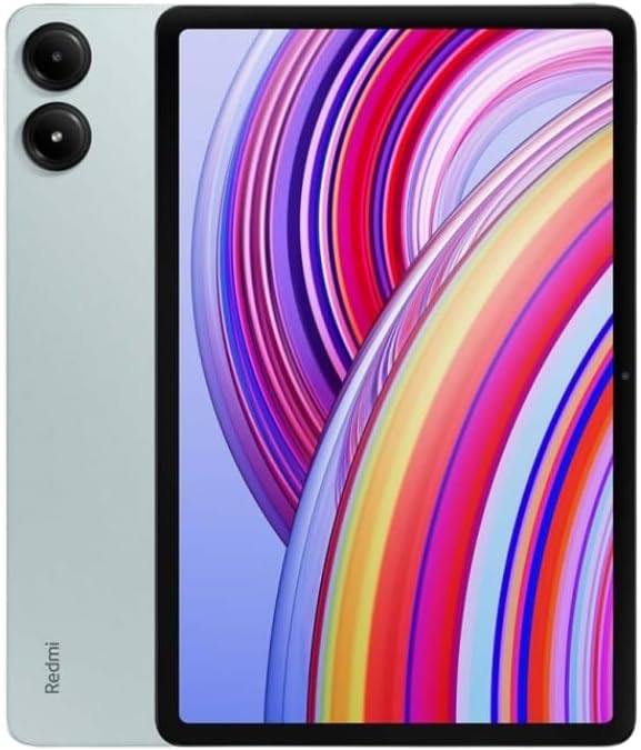 Xiaomi Redmi Pad Pro Wi-fi (Mint Green 8GB RAM, 256GB Storage) - 12.1" 2.5K display |4nm Snapdragon® 7s Gen 2 Mobile Platform | Smooth 120Hz refresh rate | Quad speakers with Dolby Atmos®