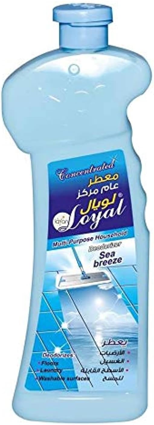 Loyal Multi-Purpose Household Deodorizer - Sea Breeze Blue - Keeps Freshness - Eliminates Bad Odors - 700 ml
