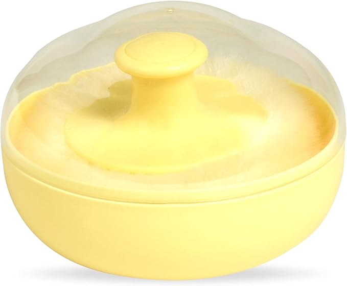 Pigeon K261 Powder Case Yellow Puff