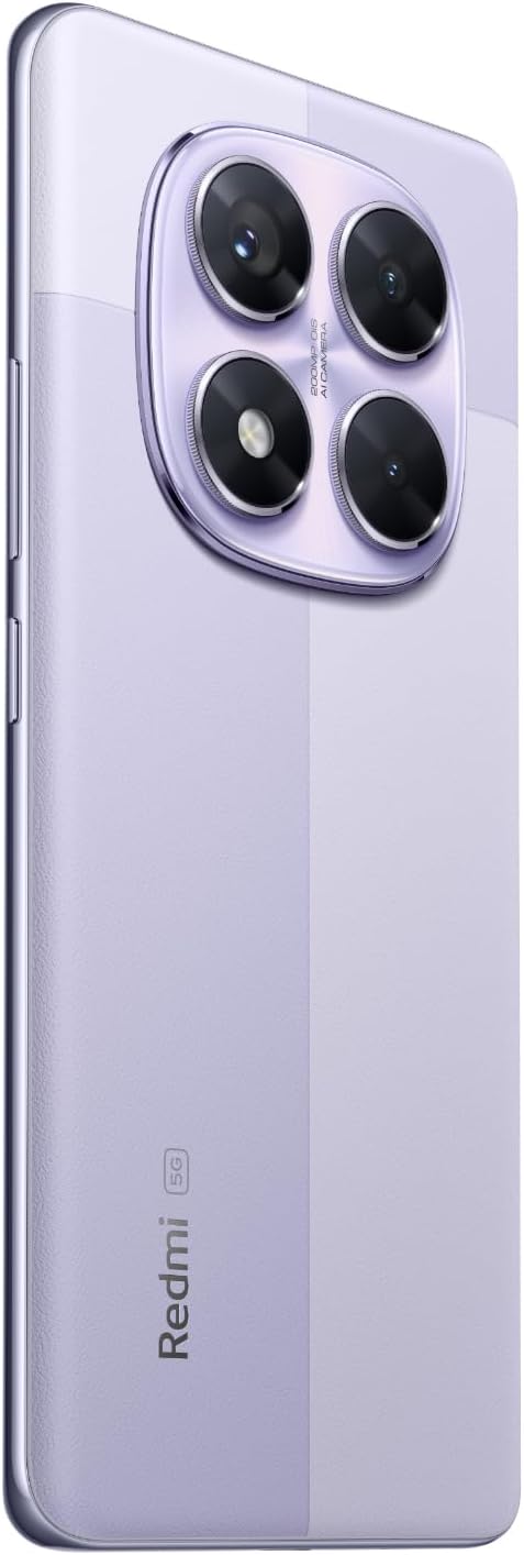 Xiaomi Redmi Note 14 Pro 5G Mobile (Lavender Purple 12GB RAM, 512GB Storage) | 200MP pro-grade AI camera system |Curved 6.67" 120Hz AMOLED display | 5110 mAh (typ) battery