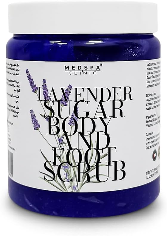 MEDSPACLINIC Lavender Sugar Body and Foot Scrub 500g