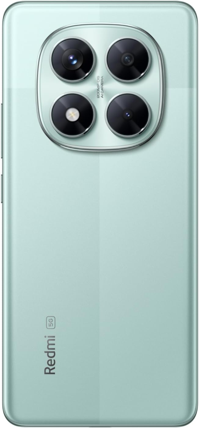 Xiaomi Redmi Note 14 Pro 5G Mobile (Coral Green 12GB RAM, 512GB Storage) | 200MP pro-grade AI camera system |Curved 6.67" 120Hz AMOLED display | 5110 mAh (typ) battery