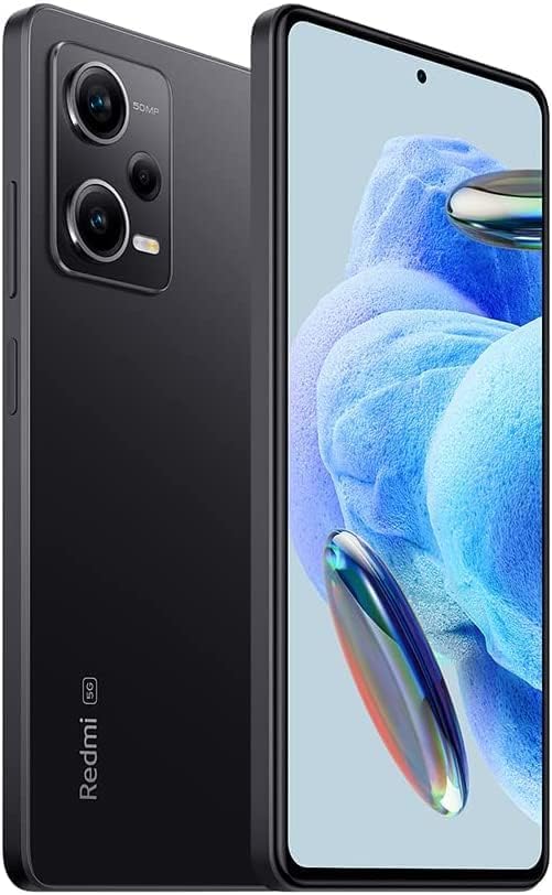 Xiaomi Redmi Note 12 Pro 5G (Midnight Black 8GB RAM, 256 Storage) - Flagship large camera sensor with OIS |Vivid 120Hz AMOLED display | Versatile MediaTek Dimensity 1080 | 67W turbo charging