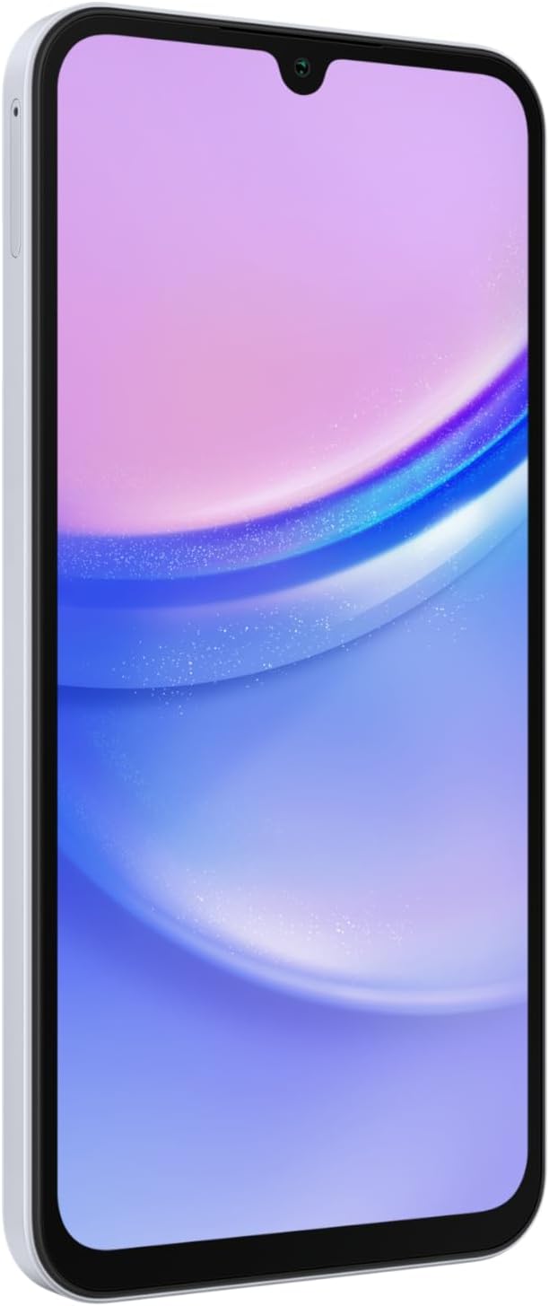 Samsung Galaxy A15, Android Smartphone, Dual SIM Mobile Phone, 4GB RAM, 128GB Storage, Light Blue (UAE Version)