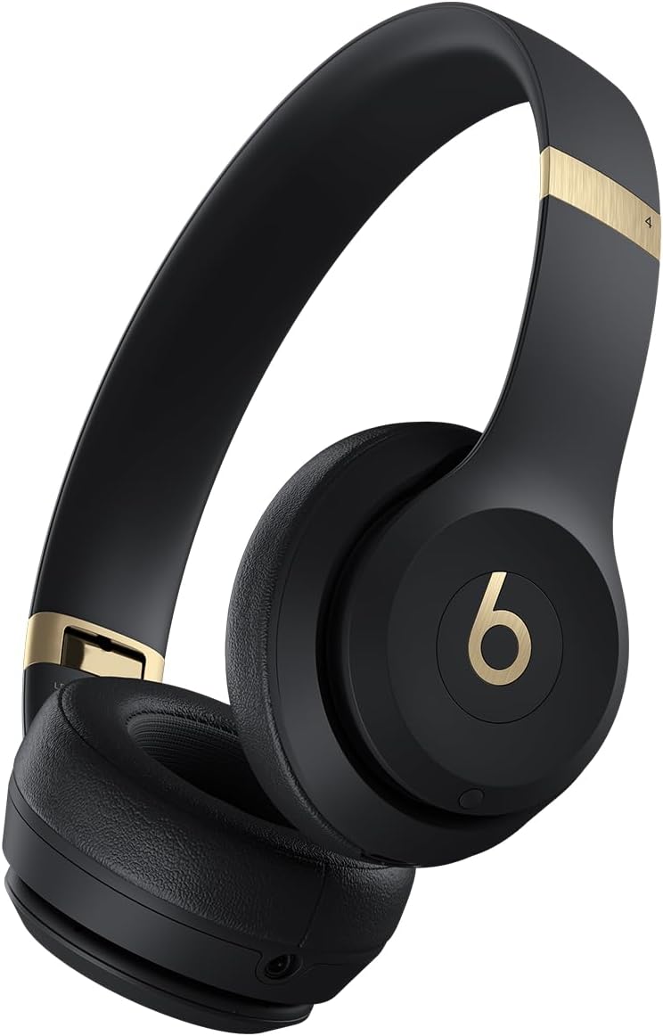Beats Solo 4 Wireless Headphones Black/Gold
