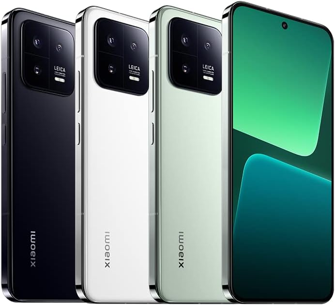 Xiaomi 13 (Flora Green 12GB RAM, 256 Storage) - Pro HDR+ Display with ultra-thin bezel |Leading Snapdragon® 8 Gen 2 | Leica professional optional lens | 38mins to 100%, powered by 67W Turbo Charging