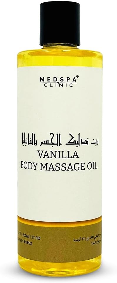 MEDSPA Vanilla Body Massage Oil Intensive Re-vitalising Treatment 500ml