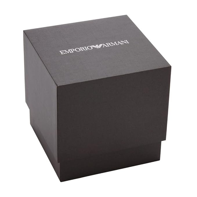 Emporio Armani Men’s Quartz Leather Strap Grey Dial 43mm Watch AR11106