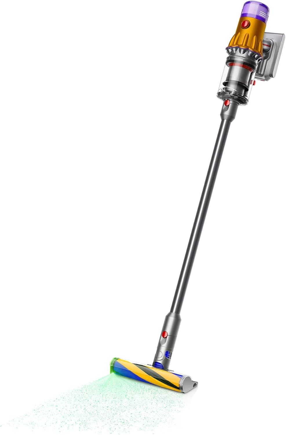 Dyson V12 Detect Slim Total Clean Cord-Free Vacuum Cleaner,Yellow,0.35 Liter,Disk