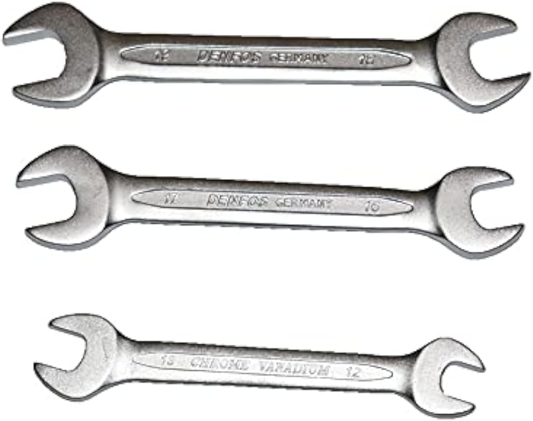 Denfos Double Open End Wrench 6x7mm; Chrome Vanadium Double Open Spanner 6mm*7mm