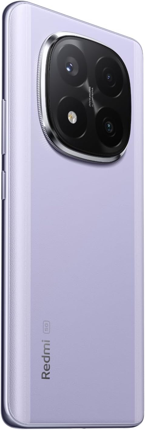 Xiaomi Redmi Note 14 Pro+ 5G Mobile (Lavender Purple 12GB RAM, 512GB Storage) | 200MP pro-grade AI camera system |Curved 6.67" 120Hz AMOLED display | 5110 mAh (typ) battery