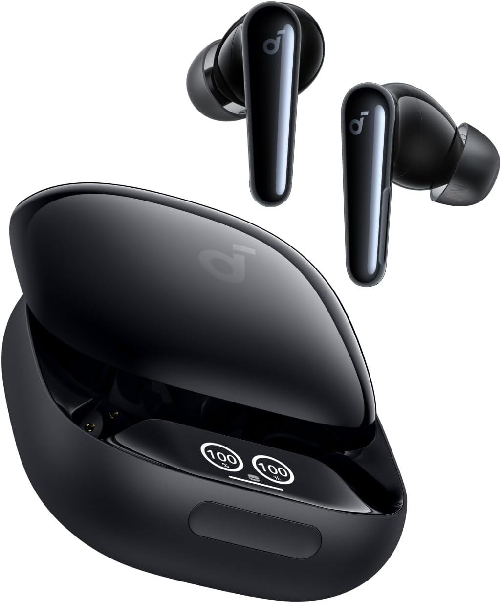 soundcore Liberty 4 Pro by Anker, Noise Cancelling Wireless Earbuds, 7-Sensor and Real-Time Adaptive Noise Cancelling, 2× Faster Charging, Studio-Level Hi-Fi Music, Clear Calls with 9 Mics and AI