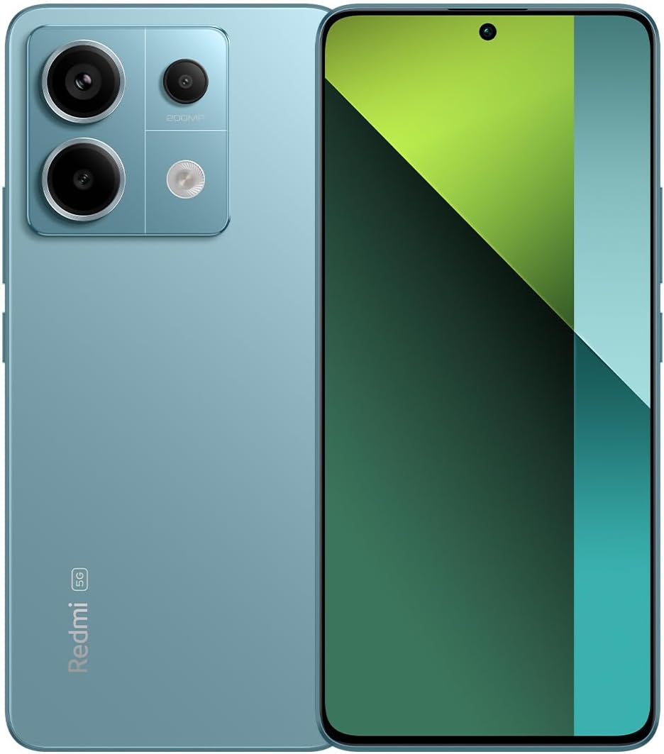 Xiaomi Redmi Note 13 Pro 5G (Ocean Teal 12GB RAM, 512 Storage) - Ultra-clear 200MP camera with OIS |1.5K 120Hz AMOLED display | Snapdragon®7s Gen 2