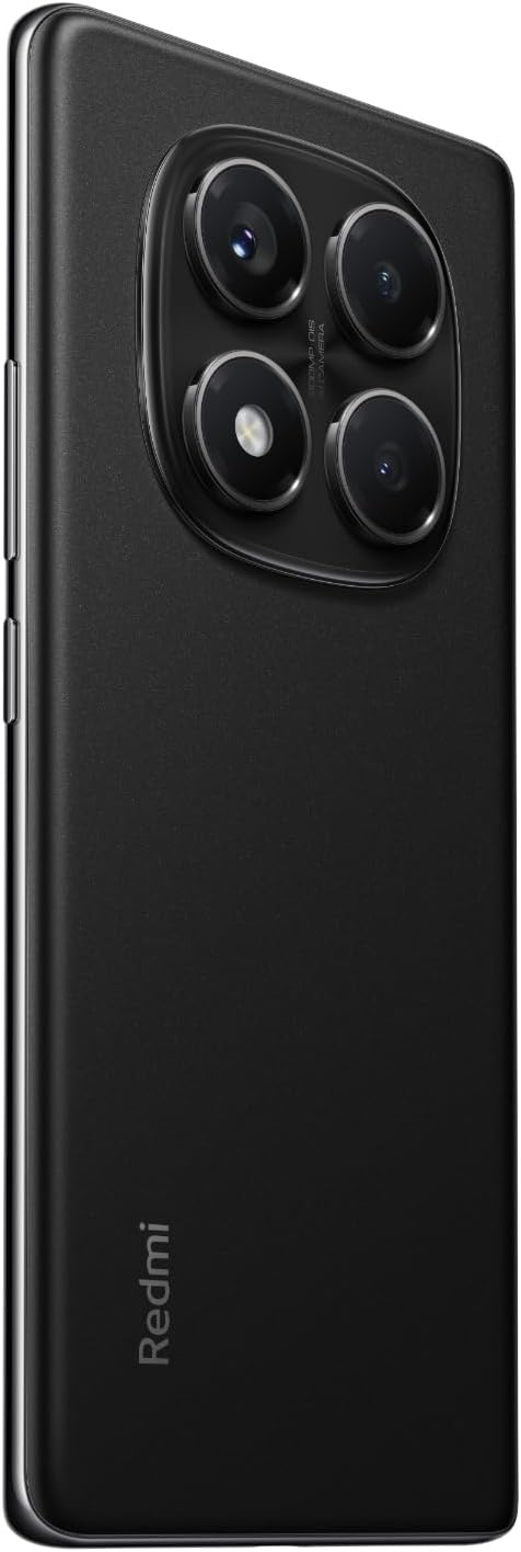 Xiaomi Redmi Note 14 Pro 4G Mobile (Midnight Black 8GB RAM, 256GB Storage) | 200MP pro-grade AI camera system |Curved 6.67" 120Hz AMOLED display, | 5500 mAh (typ) battery, with Gift