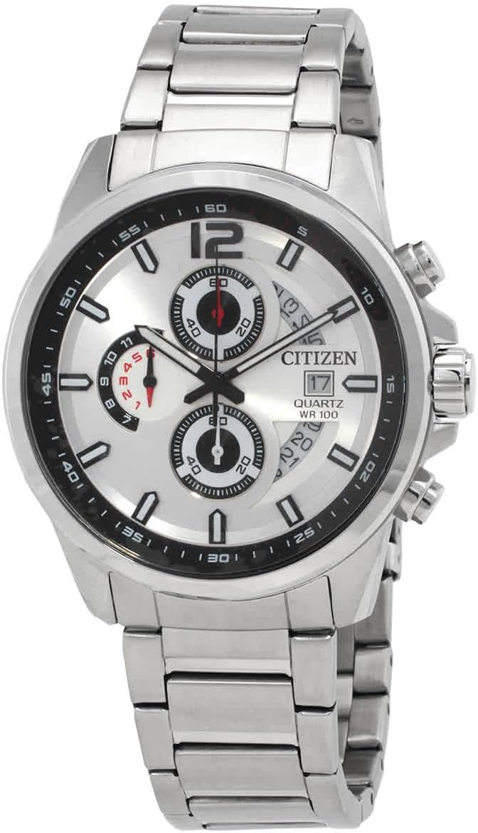 Citizen Chronograph Quartz Silver Dial Men's Watch