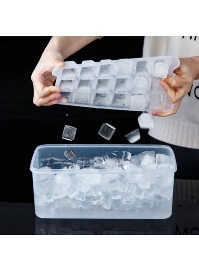 Container Ice Cube Tray with Shovel