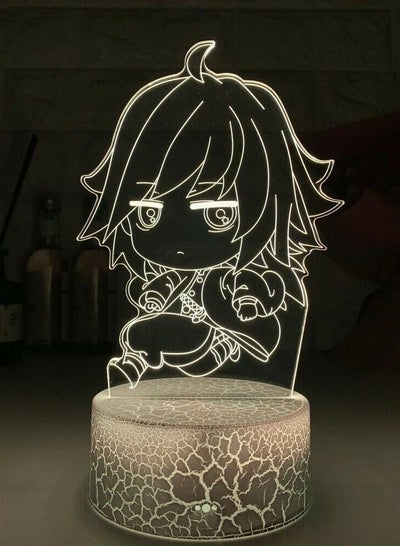 Giyu Tomioka Light Demon Slayer Kimetsu no Yaiba USB 3D Night Lamp Bedroom Decor