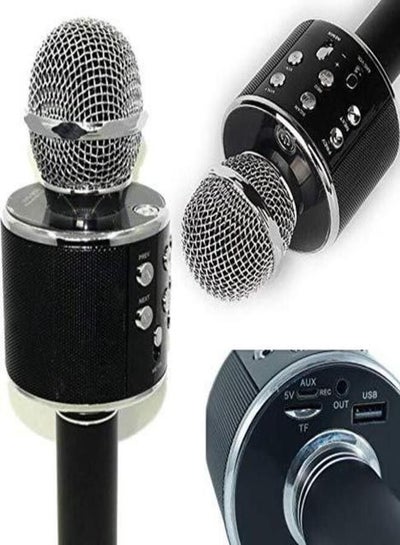 Wireless Handheld Karaoke Microphone WS858 Black/Silver