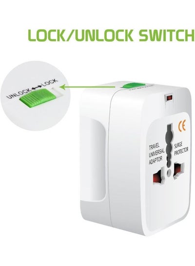 International Power , European Adapter, Wall Charger Power Plug for USA EU UK AUS