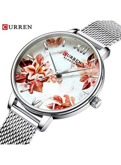 CURREN 9008 Original Brand Stainless Steel Band Wrist Watch For Women