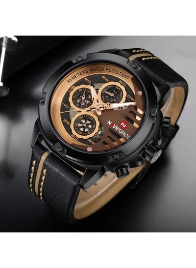 Men's NF9110 Men's Leather Chronograph Watch