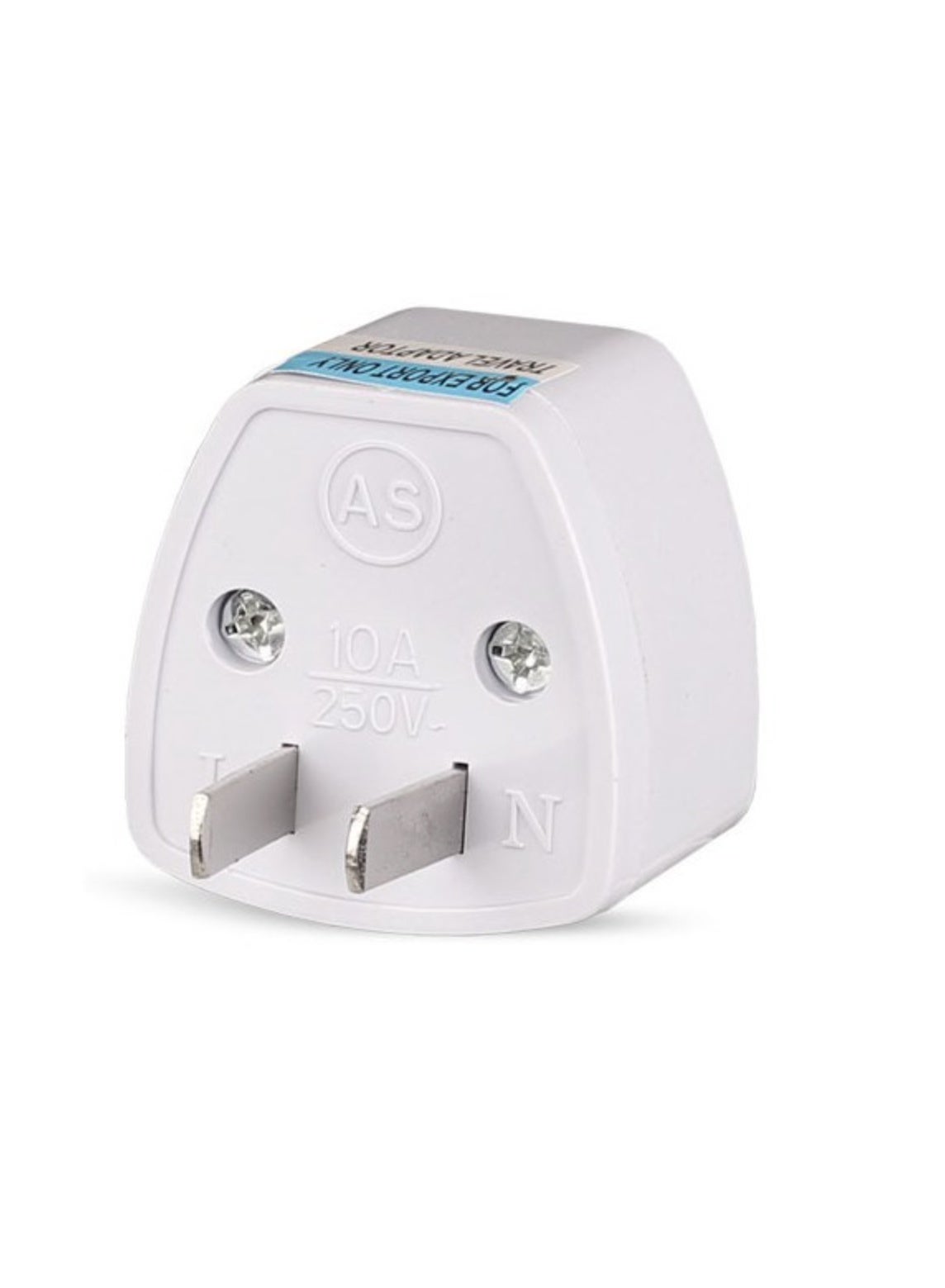 British Standard European Standard to US Conversion Plug Travel Adapter Two Flat US Standard Conversion Plug