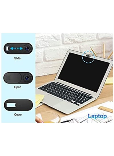 غطاء منزلق للكاميرا Tesla Model 3 Y Cabin Camera Laptop PC الجبهة التي تواجه كاميرا الويب ملصقة لحماية الخصوصية