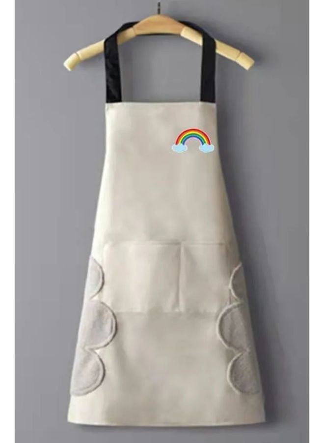 Oilproof Kitchen Smock Waterproof Catering Waiter Work Clothes Apron