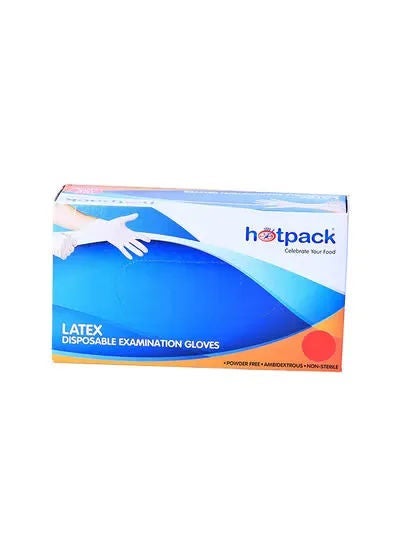 Premium Latex Exa Gloves L 100S