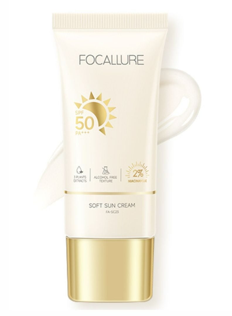 Soft Sun Cream Intensive Non Sticky Sunscreen Defense Sunscreen Gel SPF 50 PA+++