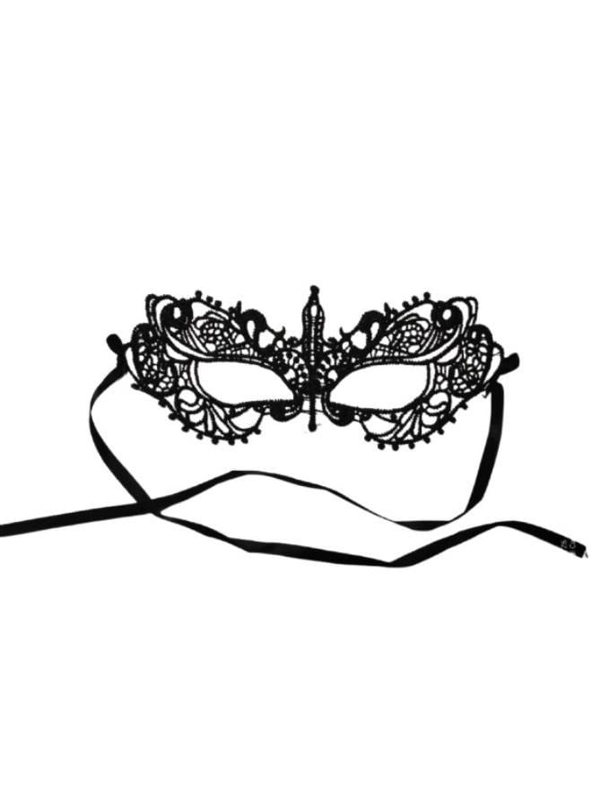 Women Masquerade Mask Lace Masquerade Party Decor No: 3026
