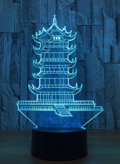 7 لون مصباح 3D البصرية Led أضواء ليلية للأطفال اللمس USB الجدول لامبارا مصباح الطفل النوم ضوء الليل مصباح لجهاز الاستشعار