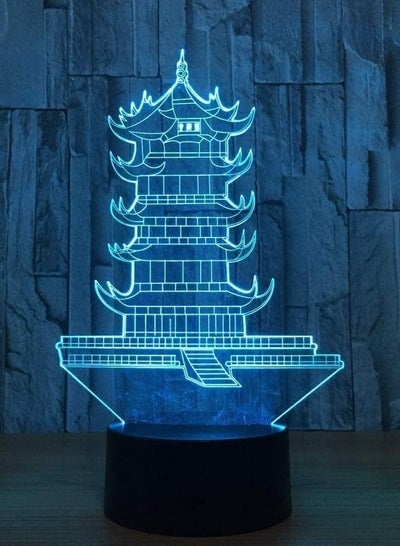 7 لون مصباح 3D البصرية Led أضواء ليلية للأطفال اللمس USB الجدول لامبارا مصباح الطفل النوم ضوء الليل مصباح لجهاز الاستشعار