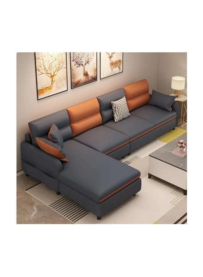 Modern L Shape Sofa Love Seat Sectional Nordic Pouf Large Sofa Lounge Simple Home Furniture