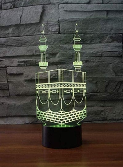 Multicolour Night Light Creative Castle Table Lamp 3D Architectural Building Night Decoration Acrylic Lights Colorful Gradient Environment Sleep Lighting Children's Gifts Bedside Lamp Best Gift