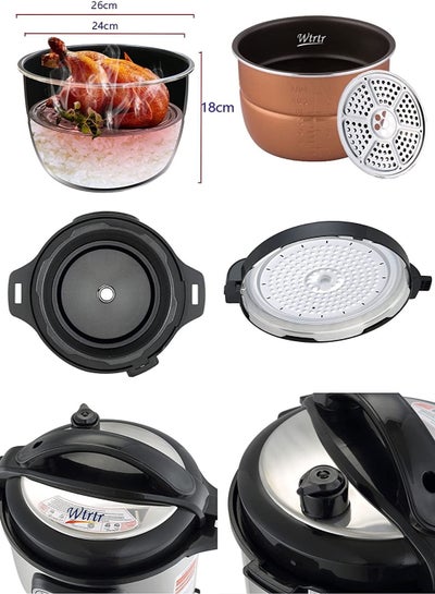9L Stainless Steel Multifunctional Electric Pressure Cooker Rice Cooker WTR-9007 1350W