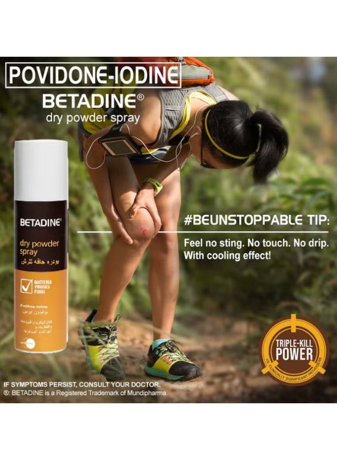 Betadine Povidone Iodine Dry Powder Spray 55g
