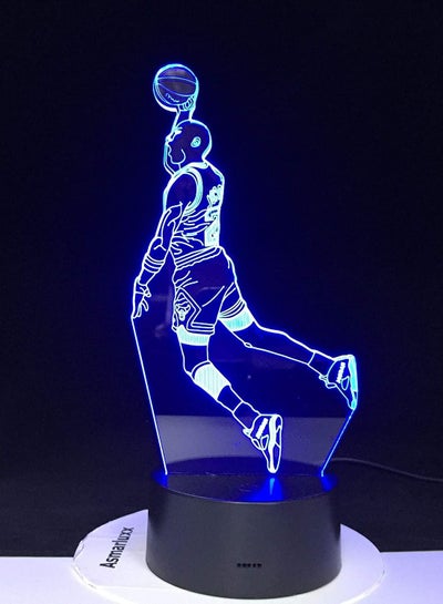 Jordan Table Lamps 3D Night Light Figure Sports Basketball Home Decoration Birthday Gift for Kids Boy Child 3D LED Night Light Lamp